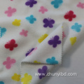 100 Polyester Coloful Butterfly Pattern Both Side Brushed Print Polar Fleece Fabric for Sofa Coat